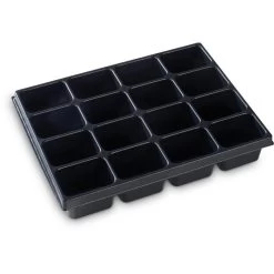 Bosch-Sortimo Einlage Kleinteileeinsatz I-BOXX 72, Tiefziehteil Mit 16 Mulden, Universell Nutzbar