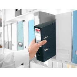 Herlitz MaX.file 5175807 Ordner, A5 Hoch, Breit, Hartpappe, Schwarz -Haushaltsprodukte Geschäft 041c9682bcb7e89fbd62a6b9d82306a03a67c728 ordner herlitz 5175807 max.file karton a5 hoch