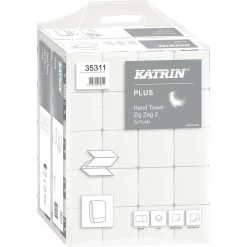 Katrin Papierhandtücher Plus ZZ 2, 35311, Palette, 2-lagig, Zick-Zack, 22,4x23cm, 4000 Stück, 36 Pack -Haushaltsprodukte Geschäft 085a3cf0cf39b9d69a5f8f58025364f2da689a85 papierhandtuecher katrin plus zz 2 35311 palette