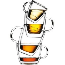 Bodum Kaffeegläser Bistro Tassen 10604-10, Doppelwandig, Mit Henkel, 300ml, 2 Stück -Haushaltsprodukte Geschäft 08e7decac8ad666033613011f150f539adb2b01f kaffeeglaeser bodum bistro tassen 10604 10