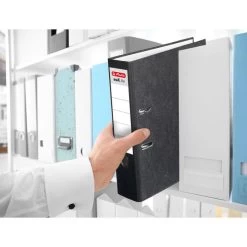 Herlitz MaX.file Nature 5171806 Ordner, A4, Breit, Karton, Schwarz, 8cm -Haushaltsprodukte Geschäft 0908f504c974e8b6697ad0e8af94f6dcec0d2a75 ordner herlitz 5171806 max.file nature karton a4