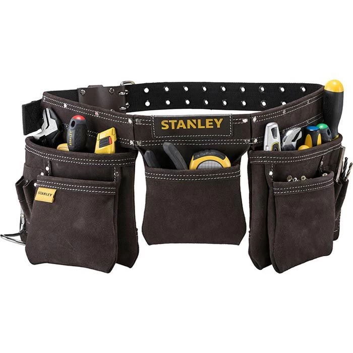 Stanley Werkzeug-Gürteltasche STST1-80113, Werkzeugschürze, Aus Hochwertigem Büffelleder 5 Stanley Werkzeug-Gürteltasche STST1-80113, Werkzeugschürze, Aus Hochwertigem Büffelleder - Image 5