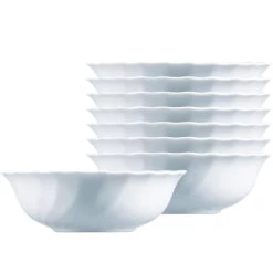 Arcoroc Müslischale Trianon ARC D6883, 16cm, Opalglas, Weiß, Set, 8 Stück -Haushaltsprodukte Geschäft 09b53eae9ddb4b53f37ee9e5a435536e2010af13 mueslischale arcoroc trianon arc d6883