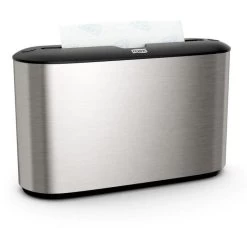 Tork Handtuchspender Xpress Image Design 460005 H2, Tischspender Edelstahl, 300 Falthandtücher, Silber