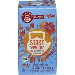 Teekanne Tee Organics, Start Your Day BIO, 20 Teebeutel, 45g -Haushaltsprodukte Geschäft 10edeb601674ef889a81659a6570d47ac2ae1881 tee teekanne organics start your day bio