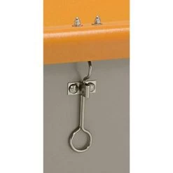 CEMO Streugutbehälter V, 700 Liter, Mit Vandalismusdeckel, Aus GFK, Grau / Orange, Mit Entnahmeöffnung -Haushaltsprodukte Geschäft 130ee98eed489f9a93ef4823b43edb916192ddbb streugutbehaelter cemo v 700 liter