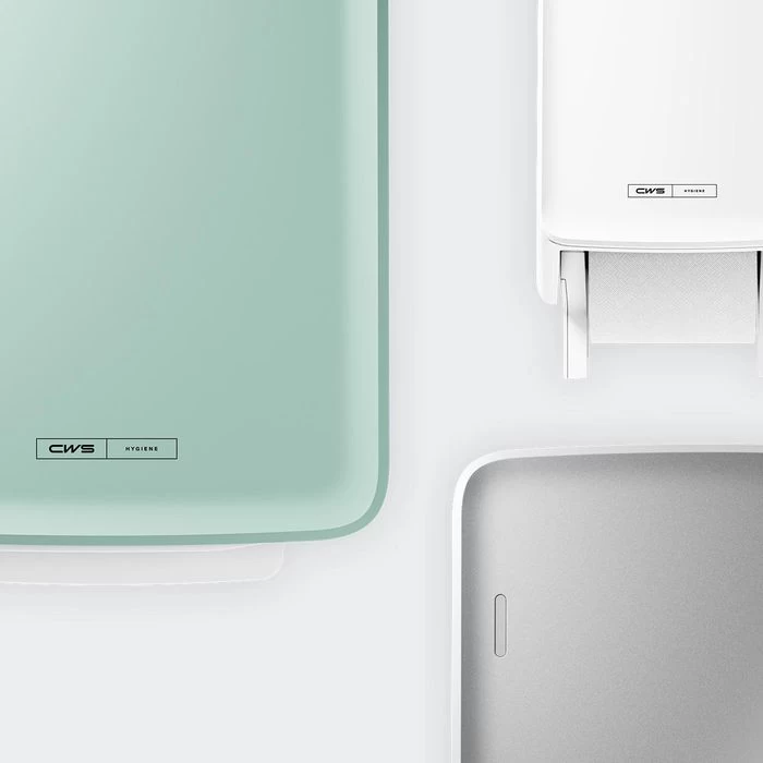 CWS Toilettenpapierspender PureLine Toilet Paper, 1700347, Mit Panel, Für 2 Kleinrollen, Weiß 3 CWS Toilettenpapierspender PureLine Toilet Paper, 1700347, Mit Panel, Für 2 Kleinrollen, Weiß - Image 3