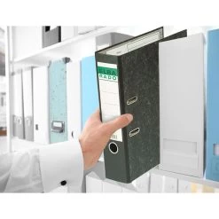 Elba 10407 SW Rado Ordner, A4, Breit, Karton, Schwarz -Haushaltsprodukte Geschäft 13a6da77b25eb69150a8ddf59c94ae59a60be4e7 ordner elba 10407 sw rado karton a4 8cm