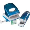 Leitz Heftgerät 5095-10-36, NeXXt WOW, Set, Heftleistung 30 Blatt, Blau Metallic, 3-teilig