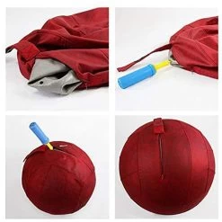 Cooldot Sitzball Burgund, 65cm, Büro, Lederoptik, Antibakteriell, Ergonomisch -Haushaltsprodukte Geschäft 16d984882aa4b039dd64d8c0a49cc3fcde2982ba sitzball cooldot yoga burgund 65cm