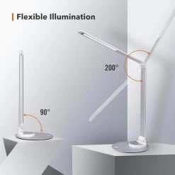TaoTronics Schreibtischlampe TT-DL22 LED, Standfuß, Dimmbar, USB, Silber -Haushaltsprodukte Geschäft 1781893f66a57c417e5c7a577c59d4810f3d88a8 schreibtischlampe taotronics tt dl22 led