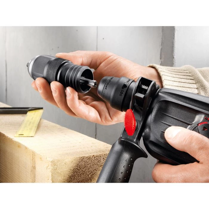 Bosch Bohrhammer PBH 3000 FRE, SDS+, 750 W, Mit Schnellspannfutter, Bohrer-Set, Koffer 4 Bosch Bohrhammer PBH 3000 FRE, SDS+, 750 W, Mit Schnellspannfutter, Bohrer-Set, Koffer - Image 4