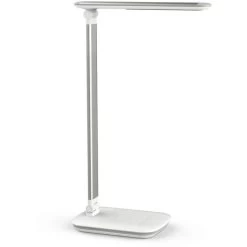 Maul Schreibtischlampe Mauljazzy LED, Dimmbar, USB, Standfuß, Weiß