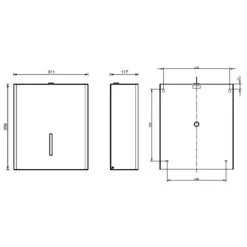 CWS Toilettenpapierspender ObjectLine 706603, Edelstahl, Für Jumbo Rollen, Schwarz -Haushaltsprodukte Geschäft 191e07db359080888beab6c6d62531965e3bc3f7 toilettenpapierspender cws objectline 706603