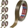 Tesa Klebeband 4204, Tesafilm, PVC, 19mm X 66m, KernØ 76mm, Chamois, 8 Stück