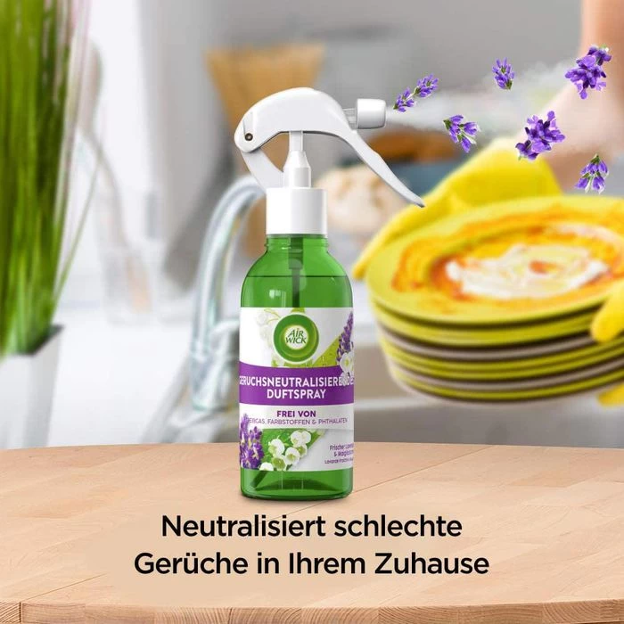Airwick Raumduft Duftspray, 237 Ml, Geruchsneutralisierend, Lavendel & Maiglöckchen 3 Airwick Raumduft Duftspray, 237 Ml, Geruchsneutralisierend, Lavendel & Maiglöckchen - Image 3