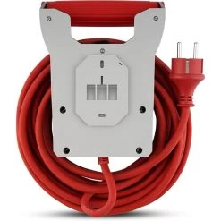 Strom-Verlängerungskabel REV-Ritter 10m, 2-fach Schutzkontakt, Außen IP44, Rot/grau -Haushaltsprodukte Geschäft 19eef833315df67c511584e4f9be092ca49a0dc0 strom verlaengerungskabel rev ritter