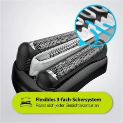 Braun Rasierer Series 3 Shave&Style 3000BT, 3 In 1, Für Männer, Trockenrasierer, Trimmer -Haushaltsprodukte Geschäft 1a1c2bd2b08acdee3616e3feb9ec750eabfbae0c elektrorasierer braun series 3 shaveundstyle 3000bt