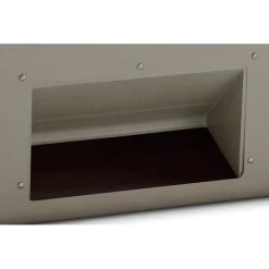 CEMO Streugutbehälter V, 700 Liter, Mit Vandalismusdeckel, Aus GFK, Grau / Orange, Mit Entnahmeöffnung -Haushaltsprodukte Geschäft 1b833c7e5bdac4f16ec04138c26eca0d5b53d5ef streugutbehaelter cemo v 700 liter