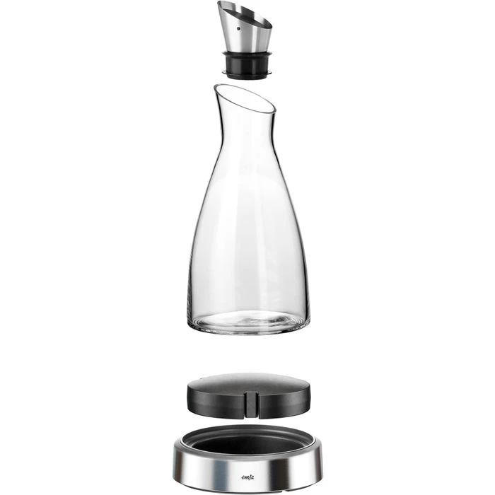 Emsa Karaffe Flow 505219, Mit Kühlstation Und Deckel, 1 Liter 2 Emsa Karaffe Flow 505219, Mit Kühlstation Und Deckel, 1 Liter - Image 2