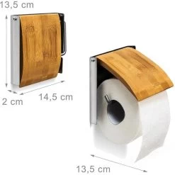Toilettenpapierspender Relaxdays Bambus Und Edelstahl, Für 1 Kleinrolle, Braun 6 Toilettenpapierspender Relaxdays Bambus Und Edelstahl, Für 1 Kleinrolle, Braun -Haushaltsprodukte Geschäft 1bb6d9a69360b19a3fd9368f600a67525956cf3b toilettenpapierspender relaxdays