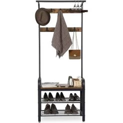 Vasagle Garderobenständer HSR40B, Vintage, Mit 9 Haken, Metall / Holz, Schwarz / Braun 7 Vasagle Garderobenständer HSR40B, Vintage, Mit 9 Haken, Metall / Holz, Schwarz / Braun -Haushaltsprodukte Geschäft 1bc9e13750a0c13d9e40f1e3a3490ee07a63cc5e garderobenstaender vasagle hsr40b vintage