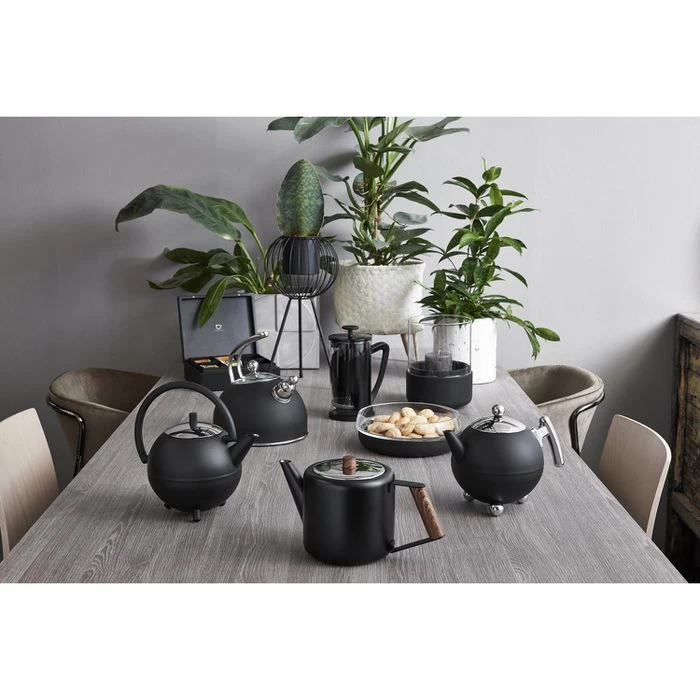 Bredemeijer Tee-Kanne Boston, Edelstahl, Doppelwandig, Schwarz Matt, 1,1 L 7 Bredemeijer Tee-Kanne Boston, Edelstahl, Doppelwandig, Schwarz Matt, 1,1 L - Image 7
