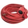 As-Schwabe Verlängerungskabel 60215, 15m, Schutzkontakt, IP44, Außen, Rot