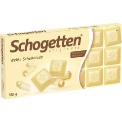 Schogetten Tafelschokolade Weiße Schokolade, 100g