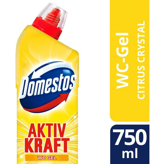 Domestos WC-Reiniger Aktiv Kraft Citrus Fresh, WC Gel, Beseitigt 99,9% Der Bakterien, 1 Liter 4 Domestos WC-Reiniger Aktiv Kraft Citrus Fresh, WC Gel, Beseitigt 99,9% Der Bakterien, 1 Liter - Image 4