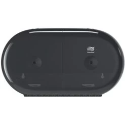 Tork Toilettenpapierspender SmartOne Mini, 682008, T9, Kunststoff, Für 2 Jumbo Rollen, Schwarz -Haushaltsprodukte Geschäft 22f569c6025571f01669b4c0ecc1489bfb7293a5 toilettenpapierspender tork smartone mini 682008