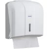 Böttcher-AG Handtuchspender Profi, Kunststoff, Für 500 Falthandtücher, Weiß