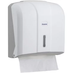 Böttcher-AG Handtuchspender Profi, Kunststoff, Für 500 Falthandtücher, Weiß