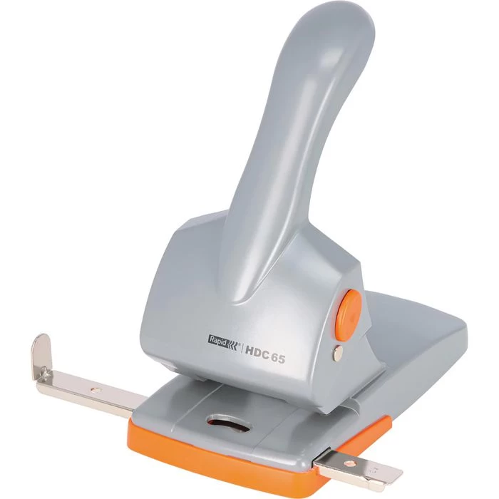 Rapid Locher HDC65, Silber, Registraturlocher, Stanzleistung Ca. 65 Blatt 1 Rapid Locher HDC65, Silber, Registraturlocher, Stanzleistung Ca. 65 Blatt