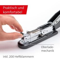 Novus B2 020-1255 Heftgerät, Heftleistung 25 Blatt Schwarz -Haushaltsprodukte Geschäft 24ffea8d26c0eed8221b427abbc2a4a0f14a260a heftgeraet novus b2 020 1255