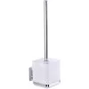 Wenko WC-Bürste Vacuum-Loc Quadro, Weiß, Bürstenhalter Aus Edelstahl, Zur Wandmontage