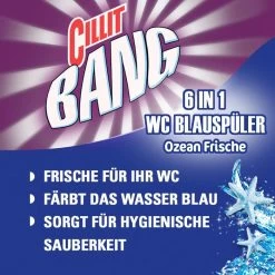 Cillit-Bang WC-Duftspüler 6 In 1 Blauspüler, Ozean Frische, Im Korb, 3 Stück 8 Cillit-Bang WC-Duftspüler 6 In 1 Blauspüler, Ozean Frische, Im Korb, 3 Stück -Haushaltsprodukte Geschäft 25c6f9c2d213f006e04714c0cba6cc9f4d4d236b wc duftspueler cillit bang 6 in 1 blauspueler ozean