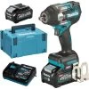 Makita Akku-Schlagschrauber TW008GM201 XGT, 760Nm, 40V / 4,0Ah, Mit 2 Akkus, Ladegerät Und Koffer