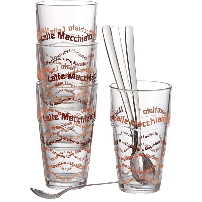 Ritzenhoff&Breker Kaffeegläser Latte Macchiato, Set Mit Löffel, 370ml, 8-teilig 3 Ritzenhoff&Breker Kaffeegläser Latte Macchiato, Set Mit Löffel, 370ml, 8-teilig - Image 3