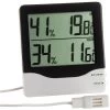 TFA Thermo-Hygrometer 30.5013 Innen / Außen, Digital, Mit Kabelfühler