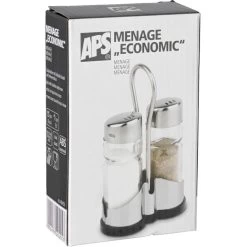 APS Salz-und-Pfefferstreuer Economic, Set, Mit Menage, Aus Edelstahl / Glas, Transparent -Haushaltsprodukte Geschäft 2886fe7f7b17786c6c658b74242ca0b7a924edb8 salz und pfefferstreuer aps economic