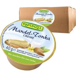 Rapunzel Brotaufstrich Mandel-Tonka-Creme, BIO, Je 40g (440g), 11 Stück