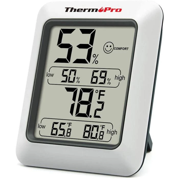 ThermoPro Thermo-Hygrometer TP50 Digital, Weiß 1 ThermoPro Thermo-Hygrometer TP50 Digital, Weiß