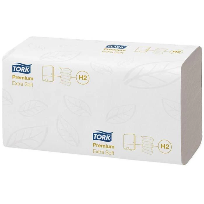 Tork 100297 Xpress Premium Extra Soft, 2-lagig, 21x34 Cm, Interfold, H2, 2100 Stück, Papierhandtücher 4 Tork 100297 Xpress Premium Extra Soft, 2-lagig, 21x34 Cm, Interfold, H2, 2100 Stück, Papierhandtücher - Image 4