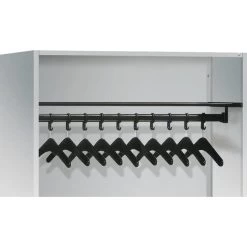 CP-Möbel Garderobenständer Serie 8070, Mit Ablagen, Metall, Lichtgrau -Haushaltsprodukte Geschäft 2c271ddcabd24131dee89ec84e0c671e3c093e95 garderobenstaender cp moebel serie 8070