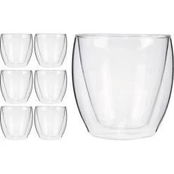 Sänger Kaffeegläser Cafe 208690, Doppelwandig, 250ml, 6 Stück