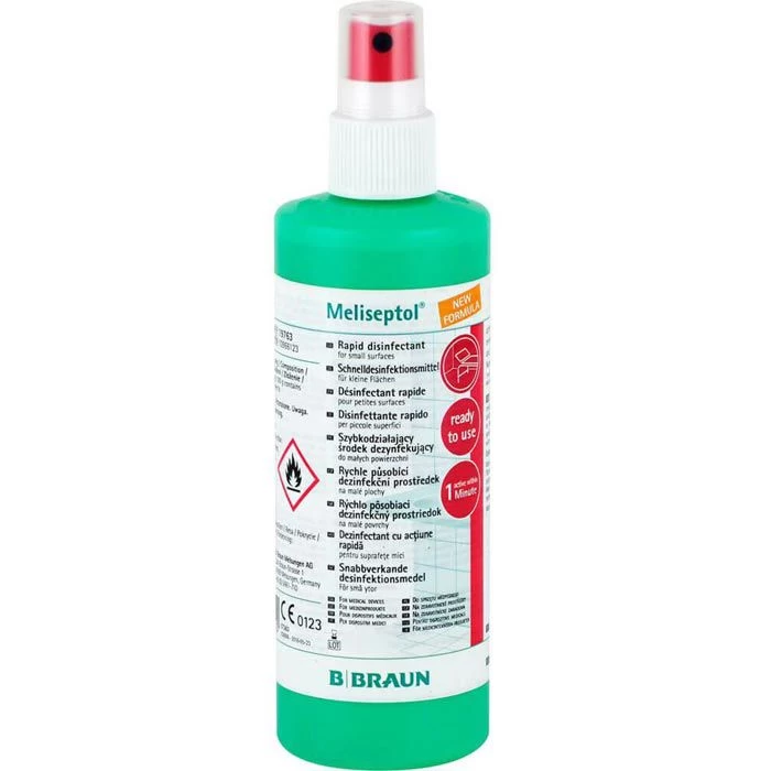 B.Braun Desinfektionsmittel Meliseptol New Formula, Pumpspray, 19763, Flächendesinfektion, 250 Ml 1 B.Braun Desinfektionsmittel Meliseptol New Formula, Pumpspray, 19763, Flächendesinfektion, 250 Ml