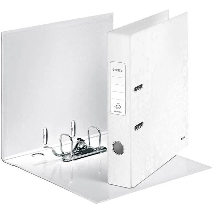 Leitz Ordner 1006-01-01 WOW Laminierter Karton, A4, 5,2cm, Weiß 6 Leitz Ordner 1006-01-01 WOW Laminierter Karton, A4, 5,2cm, Weiß - Image 6