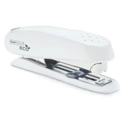 RAPESCO Heftgerät 1390 Eco Spinna, Heftleistung 50 Blatt, Soft Weiß