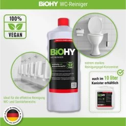 BiOHY WC-Reiniger 014-001, 100% Vegan, Bio-Konzentrat, 1 Liter 8 BiOHY WC-Reiniger 014-001, 100% Vegan, Bio-Konzentrat, 1 Liter -Haushaltsprodukte Geschäft 326c5217aafbda4a16e69a455704d874d68484cf wc reiniger biohy 100 vegan nachhaltig bio